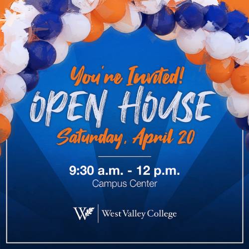 You're Invited - Open House with ballons